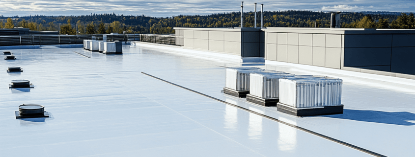 Flat roofing services for building owners, offering durable and cost-effective roofing solutions for commercial properties.